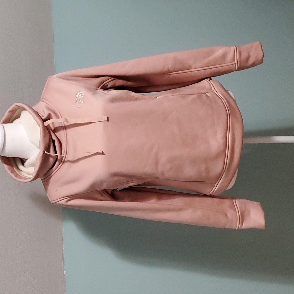 New face fleece lined sweatshirt